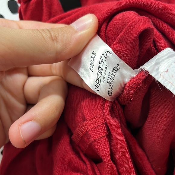 Ann Taylor Linen Blend Palazzo Pull On Pants - Picture 7 of 7